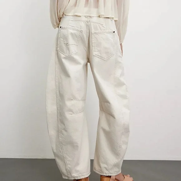 We The Free Good Luck Mid-Rise Barrel Jeans - Picture 14 of 14